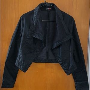 Faux leather jacket